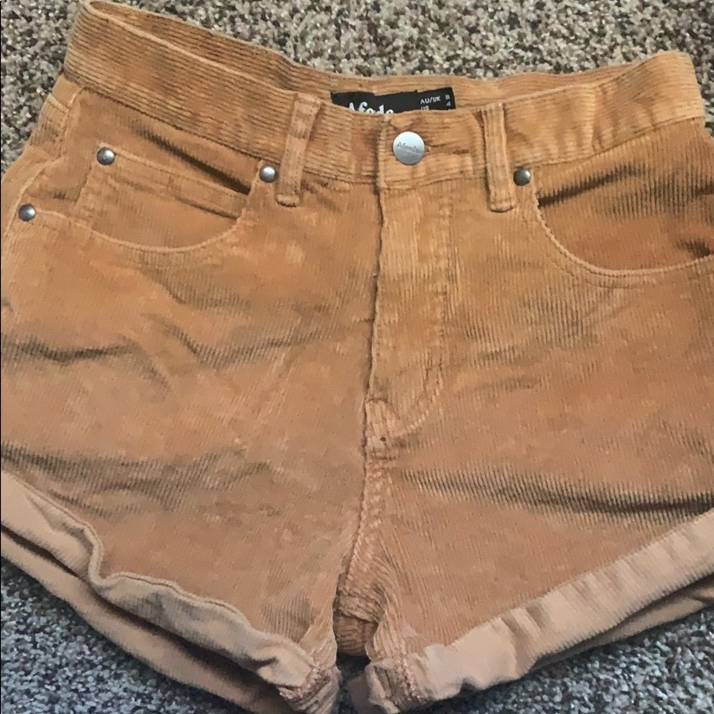 Afends corduroy shorts